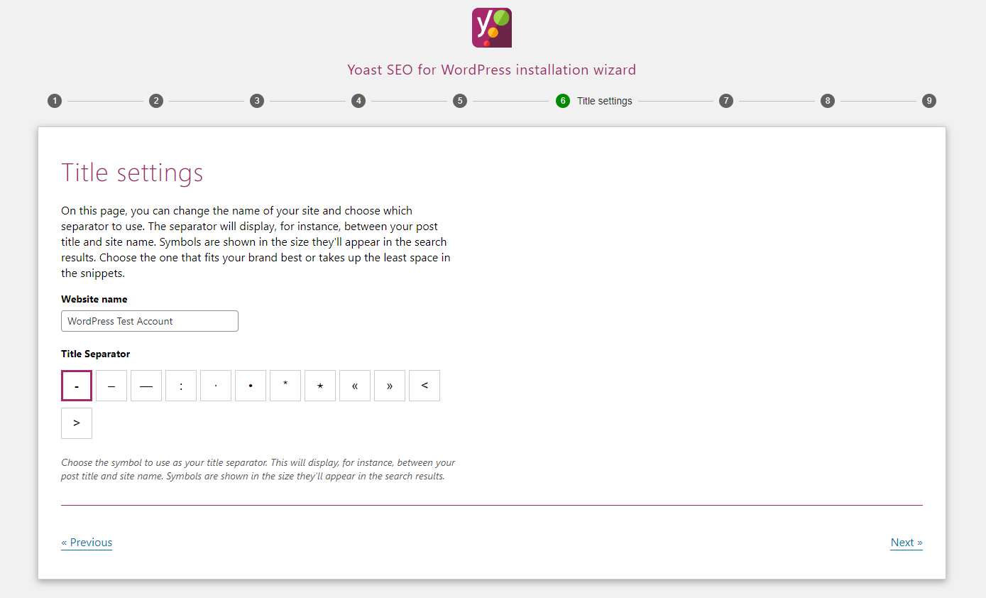 Customize content headlines via Yoast title setting